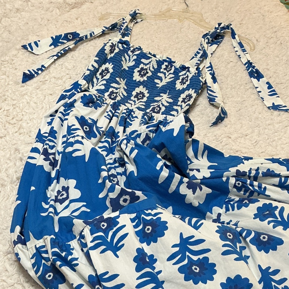 Flying Tomato Blue and White Maxi Dress - Picture 4 of 4